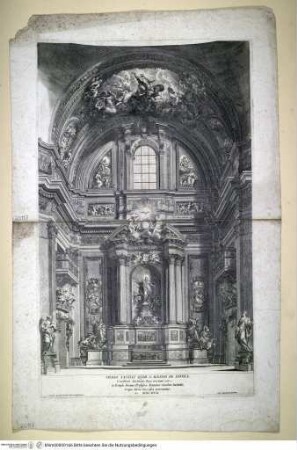 Rom, Sant'Ignazio, Apsis - Rom, Innenansicht der Apsis von S. Ignazio