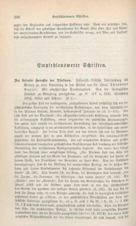 336-347 Empfehlenswerthe Schriften