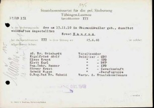 Maurus, Ernst