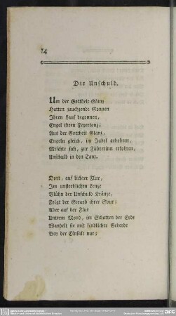 Die Unschuld