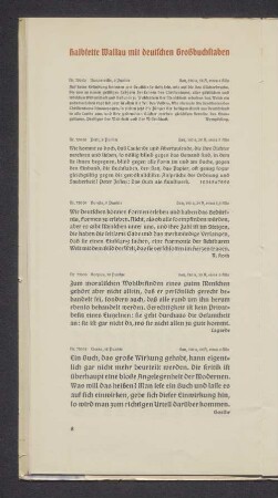 Halbfette Wallau mit deutschen Großbuchstaben