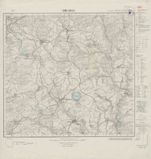 5807 (alte Nr.: 3361) Gillenfeld, Meßtischblatt (4cm - Karte)