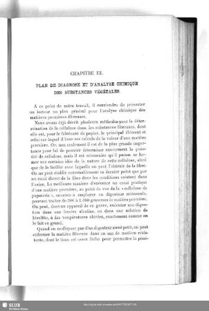 Chapitre III. Plan De Diagnose Et D'Analyse Chimique Des Substances Végétales