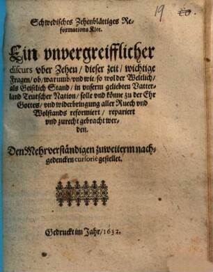 Schwedisches Zehenblättiges Reformations Klee