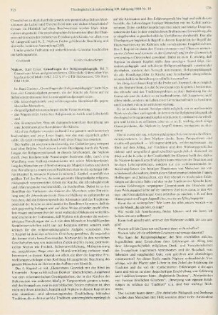 775-777 [Rezension] Gemeinsam leben und glauben lernen