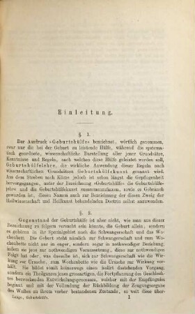 Lehrbuch der Geburtshülfe : mit Berücksichtigung der gerichtsärtzlichen Seite des Faches