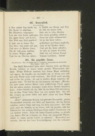 198. Die geprüfte Treue.