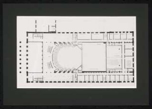Nationaltheater, München Wettbewerb: Grundriss 2. Rang