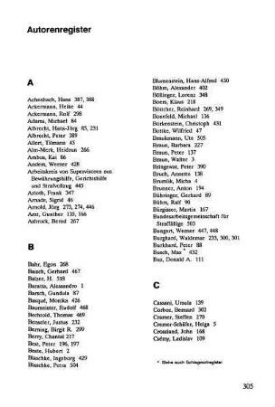 305-312, Autorenregister