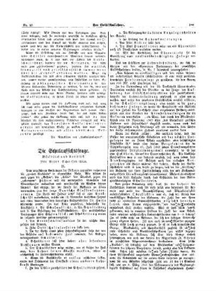 Die Schulaufsichtsfrage : Rückblick und Ausblick ; III.