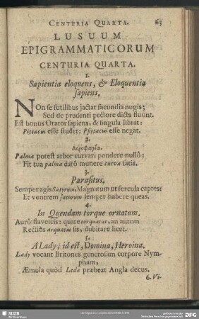 Centuria Quarta