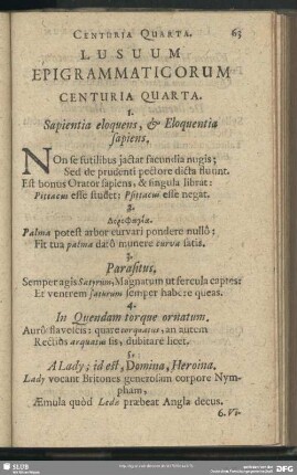 Centuria Quarta