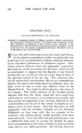 Chapter XXIV. Glacial Phenomena Of England