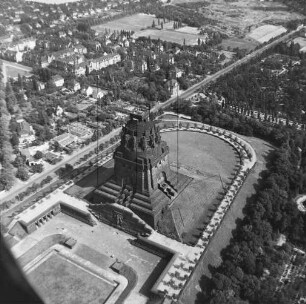 Völkerschlachtdenkmal in Leipzig : Blickrichtung Südosten