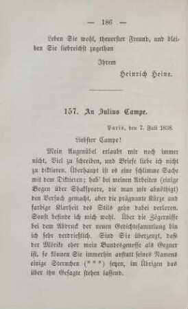 157. An Julius Campe