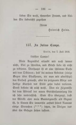157. An Julius Campe