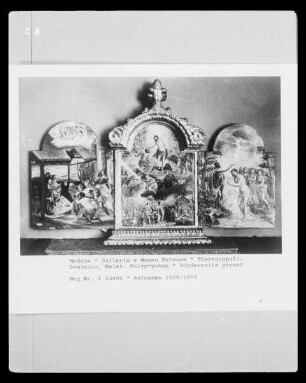 Modena-Triptychon — Rückseite