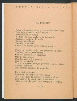 El poncho