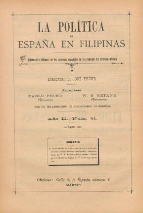 Núm. 41. 30 Agosto 1892