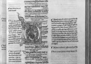Psautier / Psalterium glosatum sine titulo / Psalterium glosatum / Psautier glosé / Psalter der Abtei Vauclair — Initial O, Folio fol. 37 r
