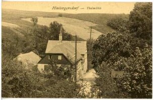 Hintergersdorf. Talmühle