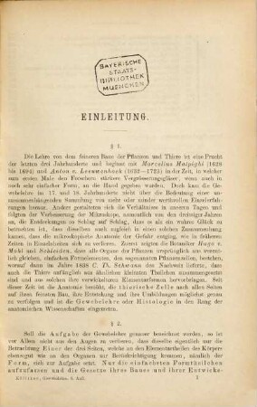 Handbuch der Gewebelehre des Menschen, 1