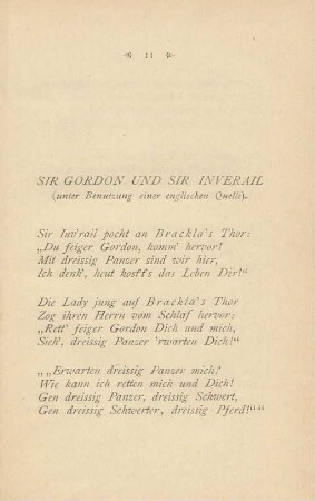 Sir Gordon und Sir Inverail