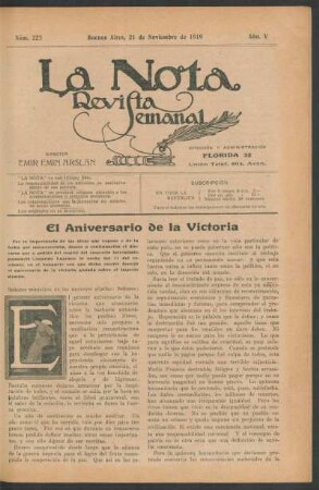 El aniversario de la victoria