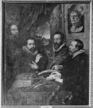 Die vier Philosophen (Peter Paul und Philipp Rubens, Justus Lipsius und Jan van der Wouwer