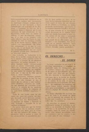 El derecho - el deber