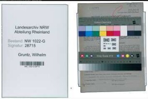 Entnazifizierung Wilhelm Gruntz , geb. 06.02.1893 (Stadtamtmann)