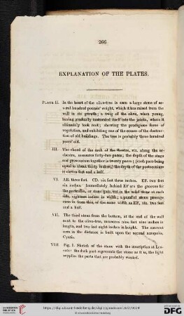 Explanation of the plates