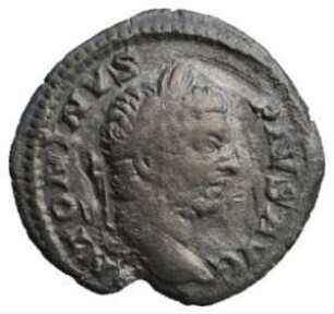 Münze, Denar (ANT), 210 n. Chr.