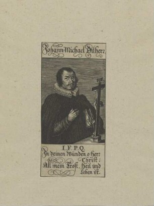 Bildnis des Johann Michael Dilherr
