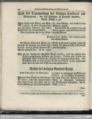 Reisen des heiligen Apostels Pauli