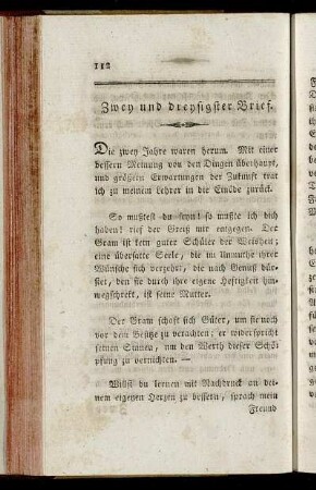 Zwey und dreyßigster Brief.