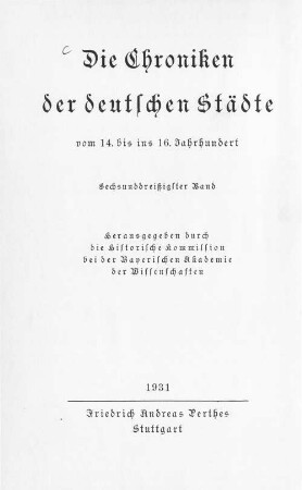 Die Chroniken der niedersächsischen Städte. Lüneburg