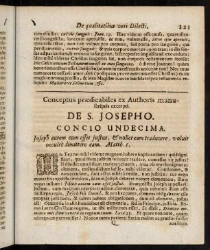 121-133, Concio Undecima; Concio Duodecima