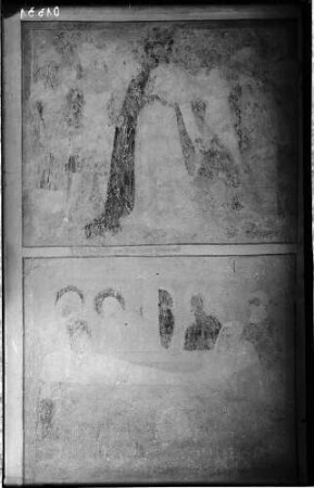 Neudenau Wallfahrtskirche Sankt Gangolf Nebenchor Ostwand Wandmalerei (um 1330)
