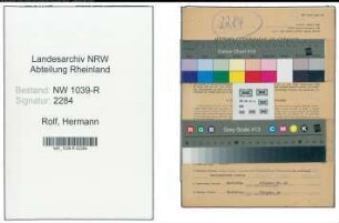 Entnazifizierung Hermann Rolf , geb. 03.09.1895 (Lehrer)