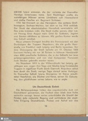 Um Deutschlands Einheit