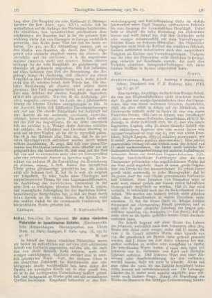 376-378 [Rezension] Dyboyniotes, Konst., Ioánnes ó Damaschenós