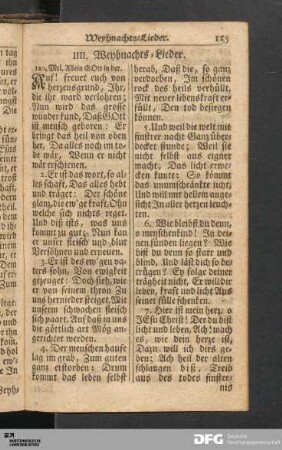IIII. Weyhnachts-Lieder.