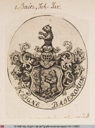 Wappen des Johann Jacob Baier