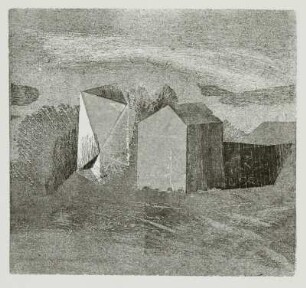 Landschaft mit Kristall