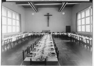 Einweihung des Erzbischöflichen Studienheims St. Fidelis; Speisesaal