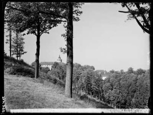 Durchblick zum Schloss Grafenstein