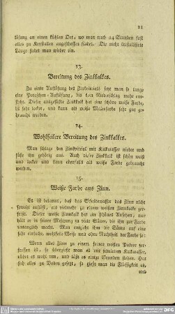 15. Weiße Farbe aus Zinn