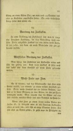 15. Weiße Farbe aus Zinn