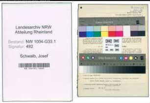 Entnazifizierung Josef Schwalb , geb. 22.07.1893 (Lehrer)